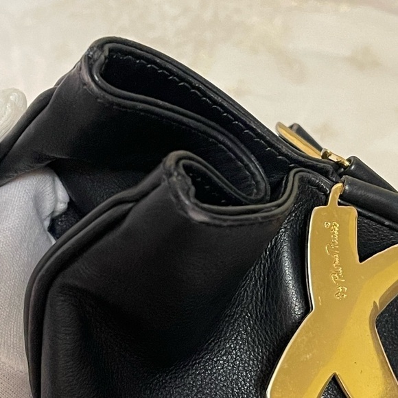 PALOMA PICASSO black soft leather shoulder bag - Picture 10 of 17